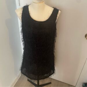 Elegant Black Sleeveless Top